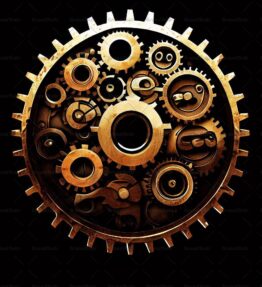 Steampunk Zahnräder